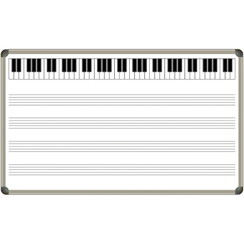 피아노오선 및 건반 주문제작 화이트보드 칠판